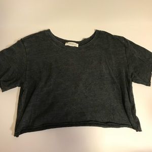 Forever 21 Gray Crop Top